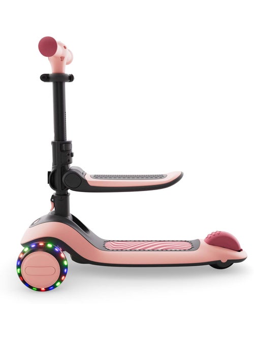 Trottinette Kinderkraft HALLEY 2 2-en-1 siège réglable 25-33 cm direction inclinaison LED - Kiabi Trottinette Kinderkraft HALLEY 2 2-en-1 siège réglable 25-33 cm direction inclinaison LED - Kiabi