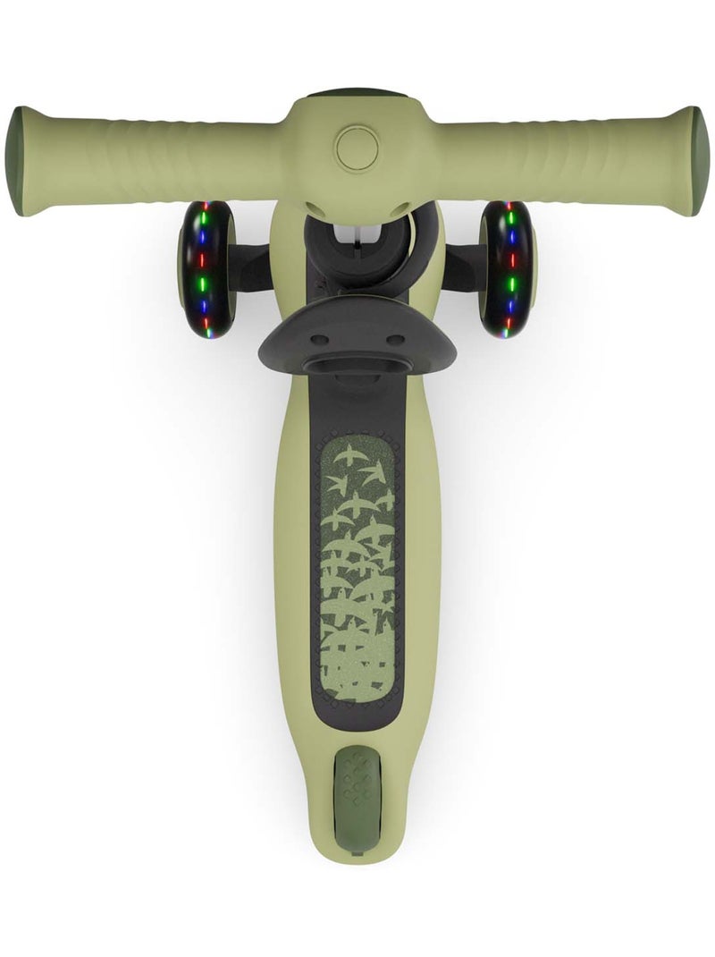 Trottinette Kinderkraft HALLEY 2 guidon réglable 4 hauteurs pliage rapide plateau antidérapant Vert - Kiabi