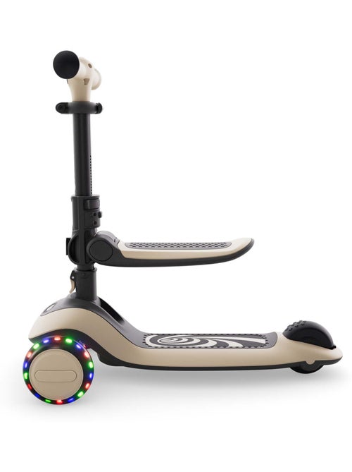 Trottinette Kinderkraft HALLEY 2 siège amovible 2-en-1 roues LED direction par inclinaison - Kiabi Trottinette Kinderkraft HALLEY 2 siège amovible 2-en-1 roues LED direction par inclinaison - Kiabi