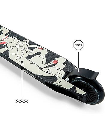 Trottinette Kinderkraft SOLIS freestyle avec roues PU, roulements ABEC-9 et plateforme antidérapante