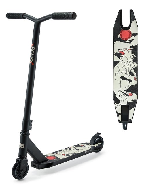 Trottinette Kinderkraft SOLIS freestyle avec roues PU, roulements ABEC-9 et plateforme antidérapante - Kiabi Trottinette Kinderkraft SOLIS freestyle avec roues PU, roulements ABEC-9 et plateforme antidérapante - Kiabi