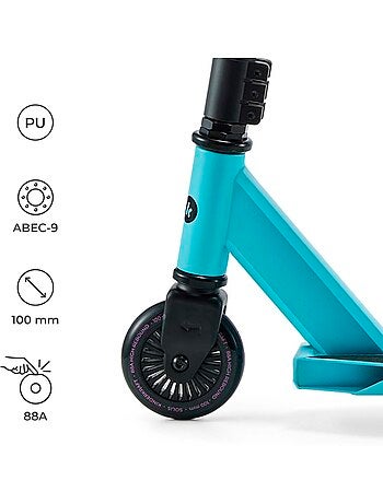 Trottinette Kinderkraft SOLIS freestyle avec roues PU, roulements ABEC-9 et plateforme antidérapante