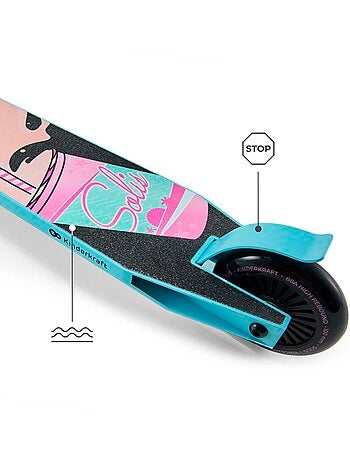 Trottinette Kinderkraft SOLIS freestyle avec roues PU, roulements ABEC-9 et plateforme antidérapante