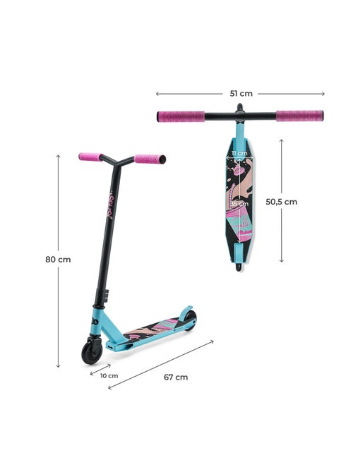 Trottinette Kinderkraft SOLIS freestyle avec roues PU, roulements ABEC-9 et plateforme antidérapante - Kiabi Trottinette Kinderkraft SOLIS freestyle avec roues PU, roulements ABEC-9 et plateforme antidérapante - Kiabi
