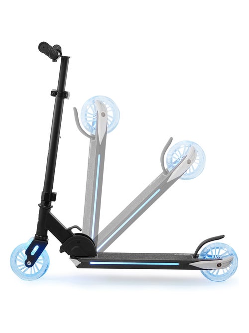 Trottinette LED pliable légère roues 125mm 50kg HyperMotion - Kiabi