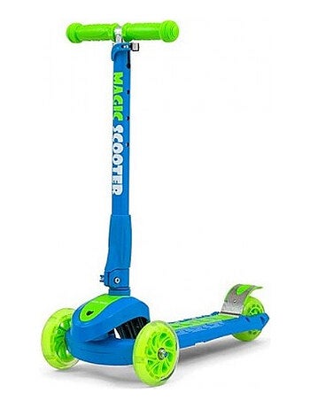 Trottinette Magic Scooter Bleu-Vert