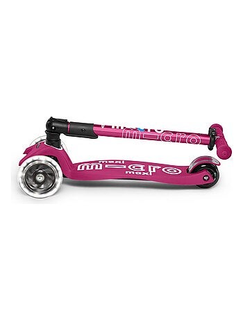 Trottinette Maxi 'micro' Deluxe Pliable Led - Baie Rouge