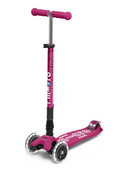 Trottinette  Maxi 'micro' Deluxe Pliable Led - Baie Rouge - Kiabi