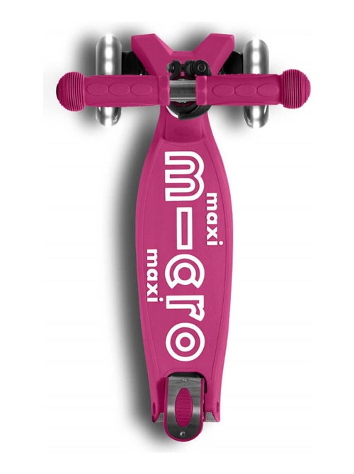 Trottinette  Maxi 'micro' Deluxe Pliable Led - Baie Rouge - Kiabi