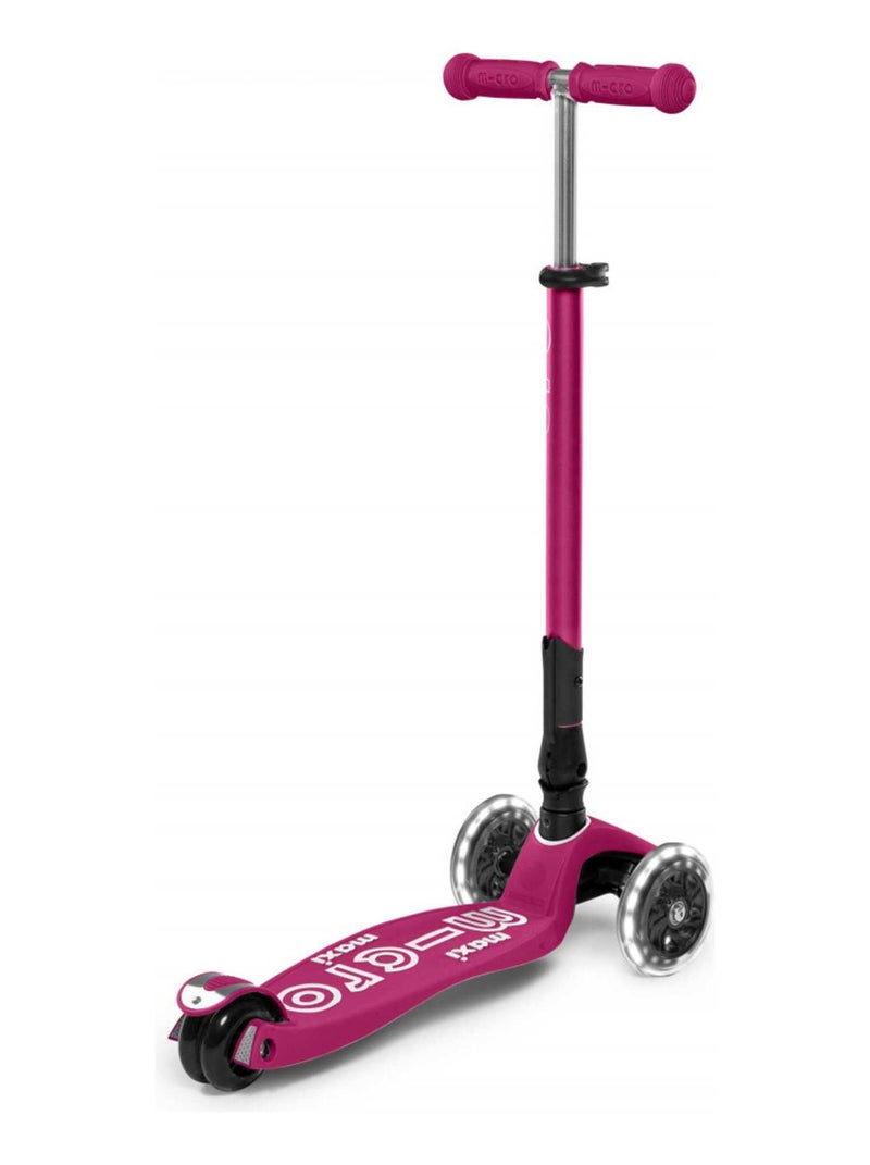 Trottinette  Maxi 'micro' Deluxe Pliable Led - Baie Rouge N/A - Kiabi