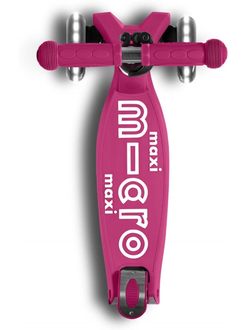 Trottinette  maxi 'micro' deluxe pliable led - baie rouge - Kiabi