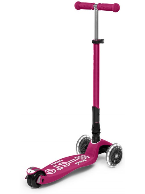 Trottinette  maxi 'micro' deluxe pliable led - baie rouge - Kiabi