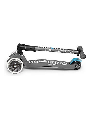 Trottinette Maxi 'micro' Deluxe Pliable Led - Gris Volcan
