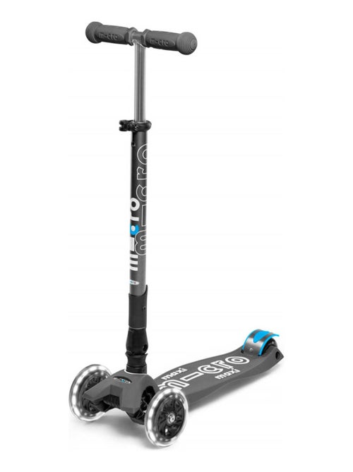 Trottinette  Maxi 'micro' Deluxe Pliable Led - Gris Volcan - Kiabi