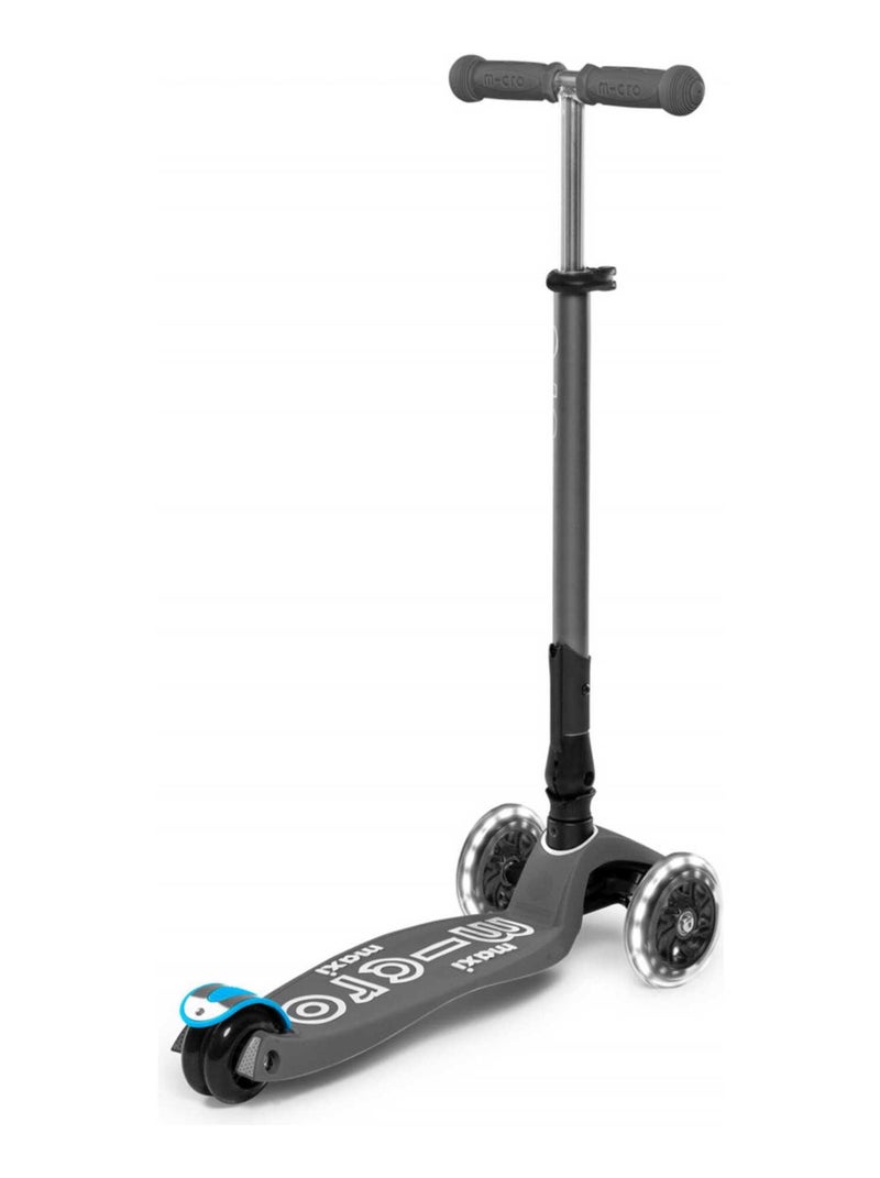 Trottinette  Maxi 'micro' Deluxe Pliable Led - Gris Volcan N/A - Kiabi