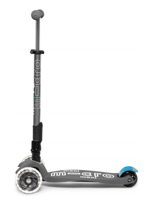 Trottinette  Maxi 'micro' Deluxe Pliable Led - Gris Volcan - Kiabi