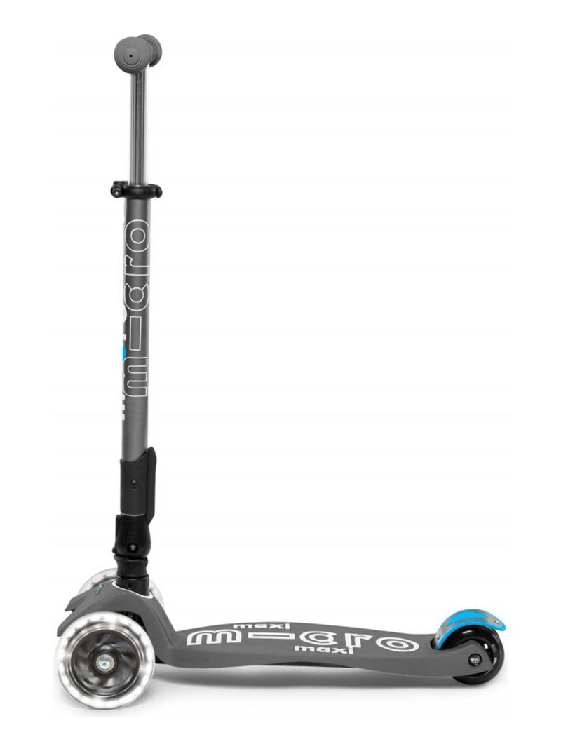 Trottinette  Maxi 'micro' Deluxe Pliable Led - Gris Volcan N/A - Kiabi