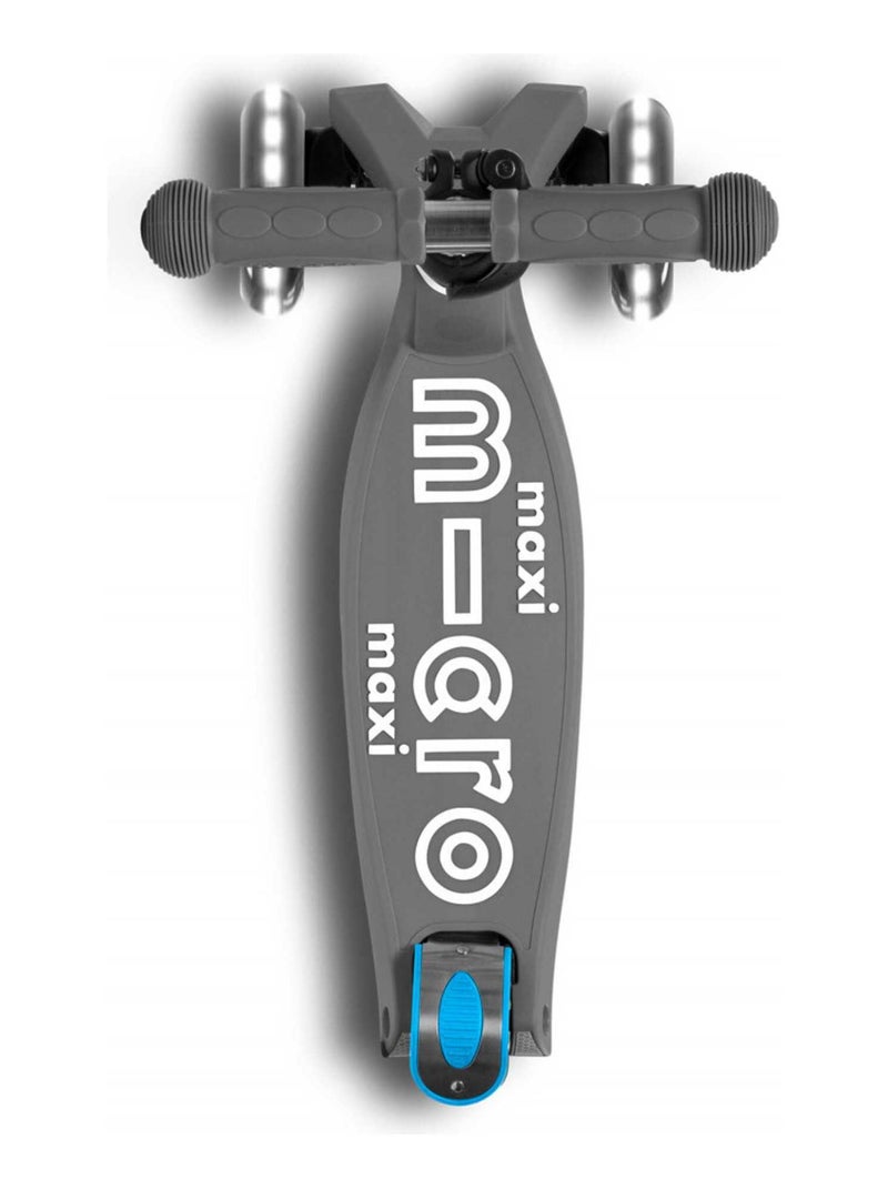 Trottinette  Maxi 'micro' Deluxe Pliable Led - Gris Volcan N/A - Kiabi