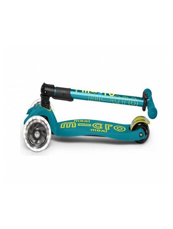 Trottinette 'micro' Mobility Maxi 'micro' Deluxe Pliable Led Bleu Pétrole