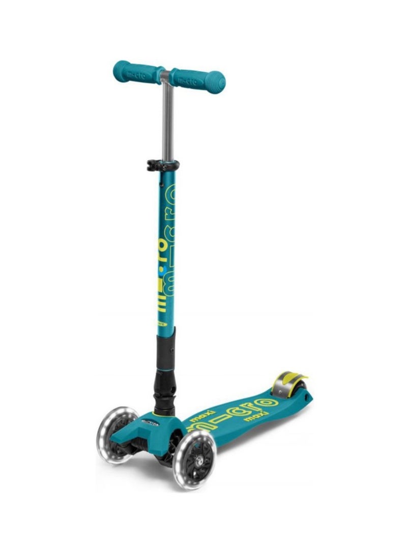 Trottinette 'micro' Mobility Maxi 'micro' Deluxe Pliable Led Bleu Pétrole N/A - Kiabi