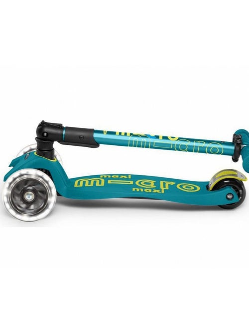 Trottinette 'micro' Mobility Maxi 'micro' Deluxe Pliable Led Bleu Pétrole - Kiabi