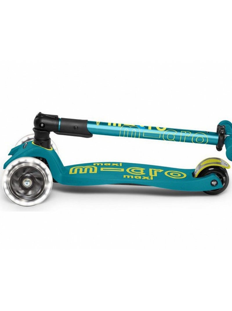 Trottinette 'micro' Mobility Maxi 'micro' Deluxe Pliable Led Bleu Pétrole N/A - Kiabi