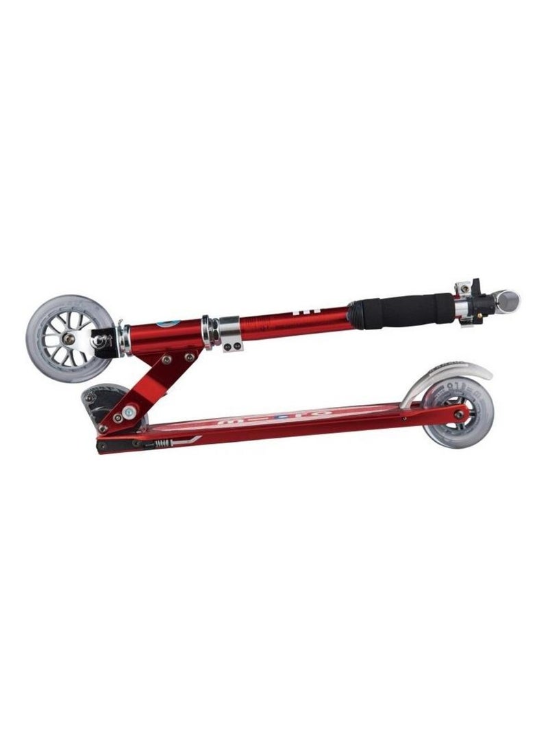Trottinette 'micro' Sprite Rouge Anodisé Grip Raye N/A - Kiabi