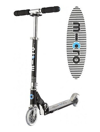 Trottinette 'micro' Sprite Spécial Edition Noir Grip Rayé