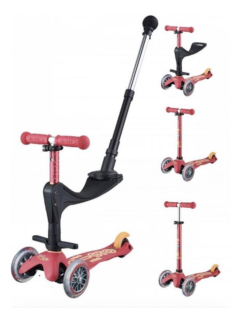 Trottinette Mini 'micro' 3 En 1 Deluxe Plus Rubis N/A - Kiabi