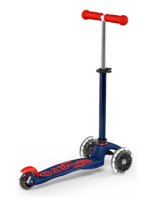 Trottinette  Mini 'Micro' Deluxe LED - Bleu Marine - Kiabi
