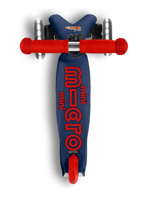 Trottinette  Mini 'Micro' Deluxe LED - Bleu Marine - Kiabi