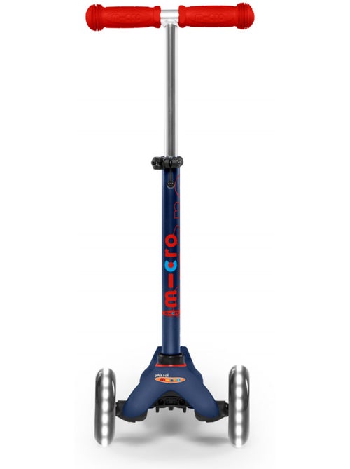 Trottinette  mini 'micro' deluxe led - bleu marine - Kiabi