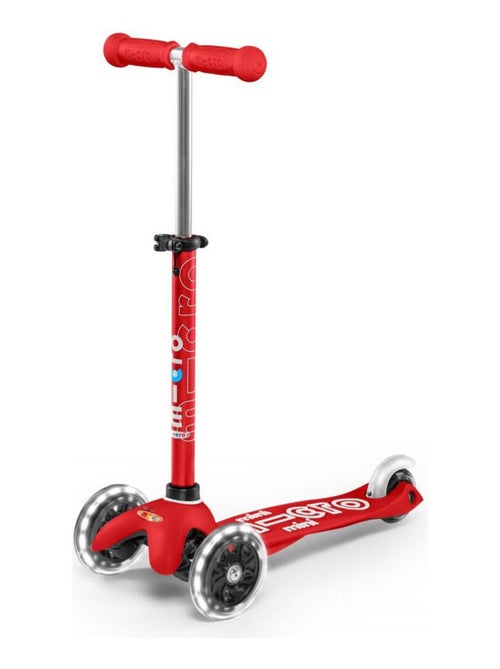 Trottinette  Mini 'micro' Deluxe Led - Rouge - Kiabi