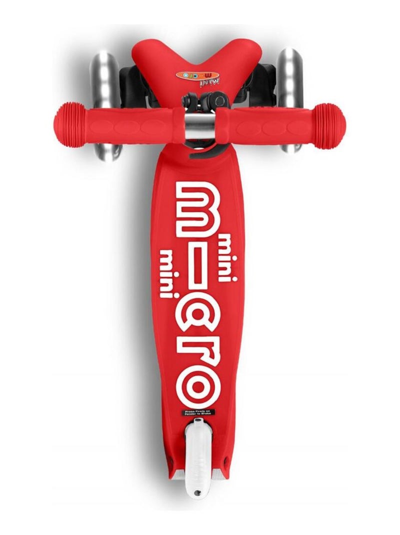 Trottinette  Mini 'micro' Deluxe Led - Rouge N/A - Kiabi