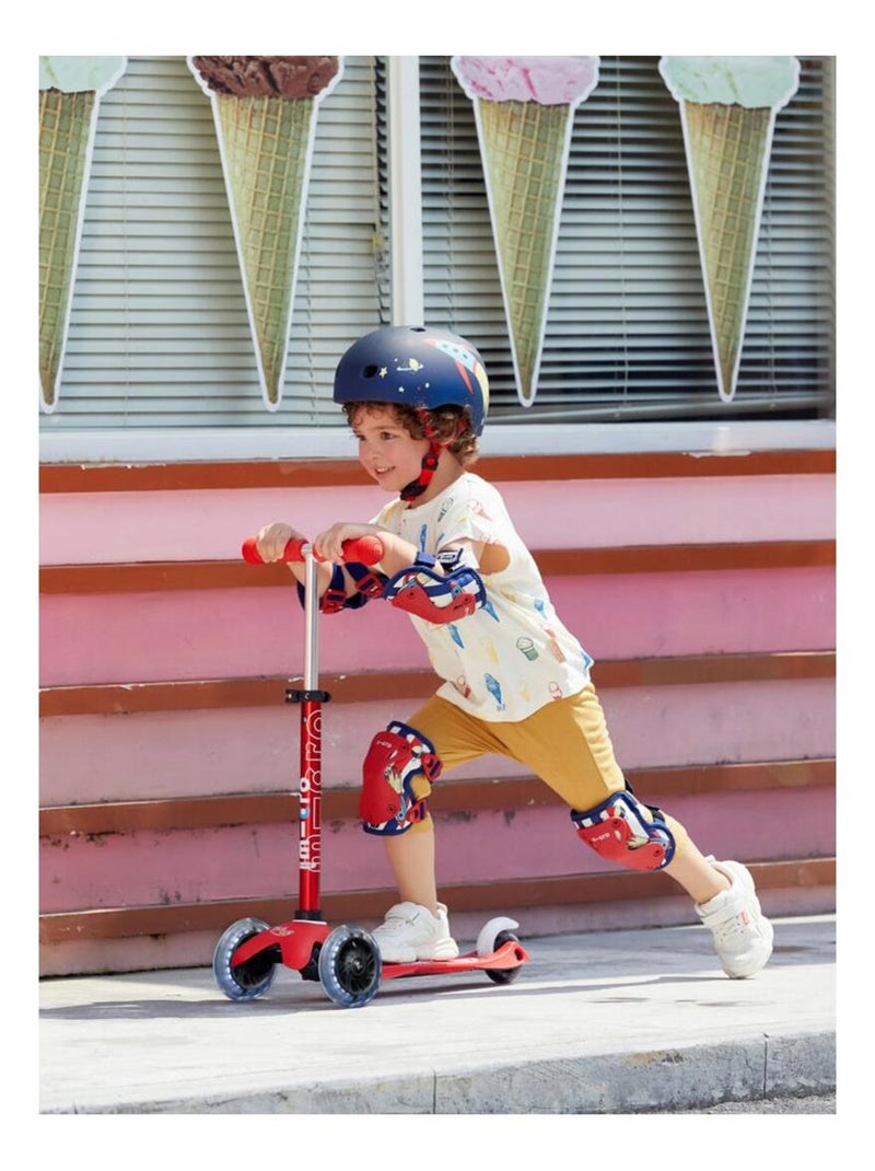 Trottinette  Mini 'micro' Deluxe Led - Rouge N/A - Kiabi