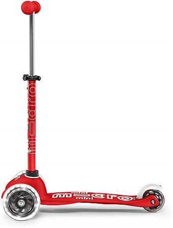 Trottinette Mini 'Micro' Deluxe LED - Rouge
