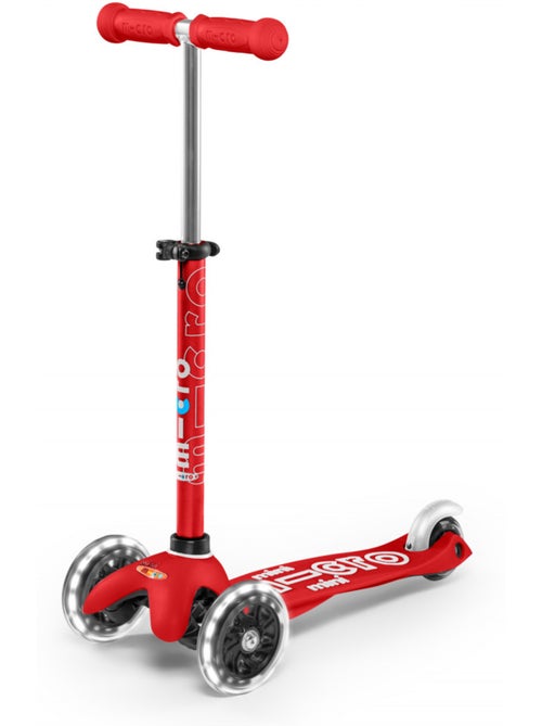 Trottinette  mini 'micro' deluxe led - rouge - Kiabi