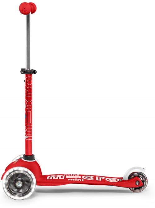 Trottinette  mini 'micro' deluxe led - rouge - Kiabi
