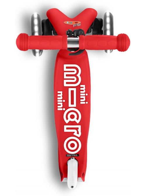 Trottinette  mini 'micro' deluxe led - rouge - Kiabi