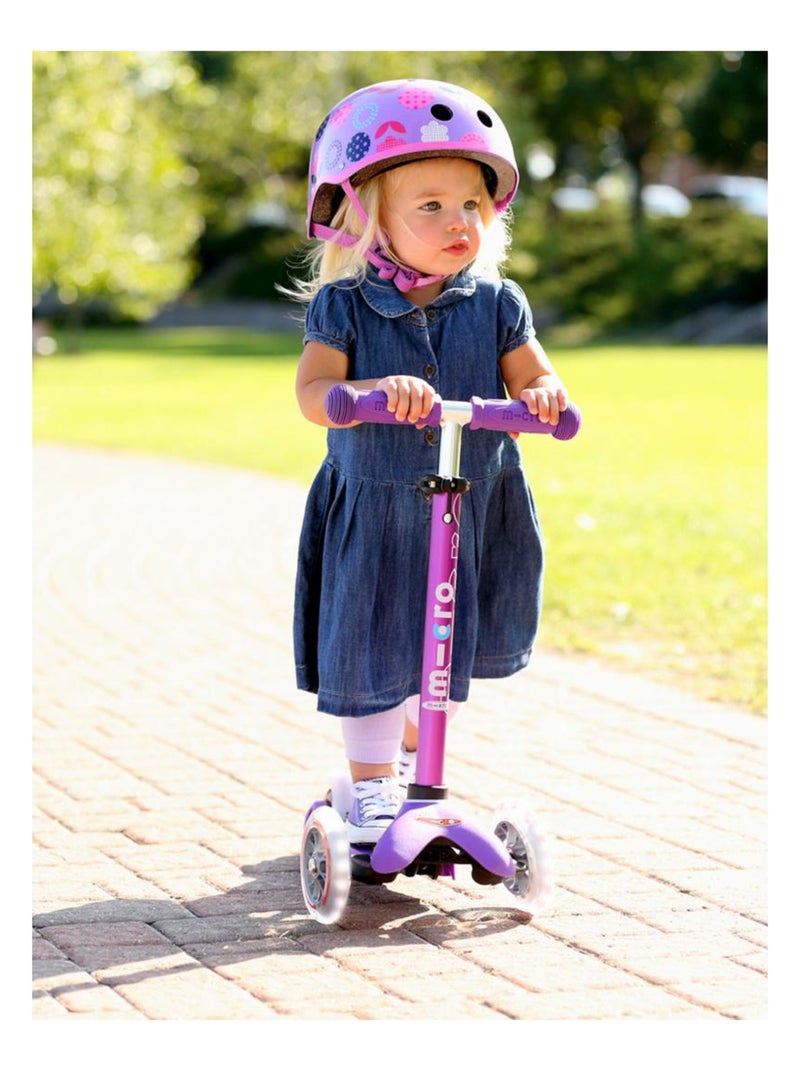 Trottinette  Mini 'Micro' Deluxe LED - Violet N/A - Kiabi