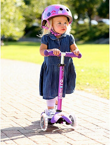 Trottinette Mini 'Micro' Deluxe LED - Violet