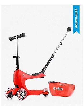 Trottinette Mini2go Deluxe Plus Rouge