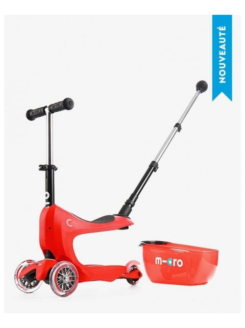 Trottinette Mini2go Deluxe Plus Rouge - Kiabi