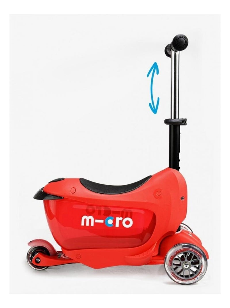 Trottinette Mini2go Deluxe Plus Rouge N/A - Kiabi