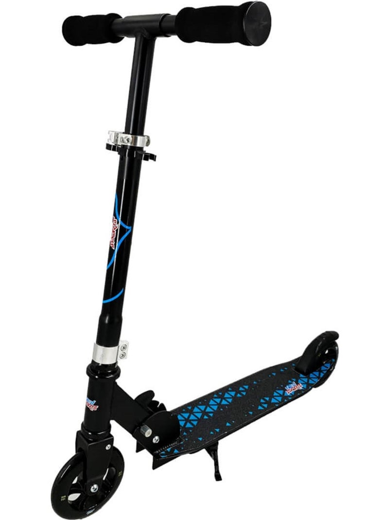 Trottinette NSP bleu/noir 125m N/A - Kiabi