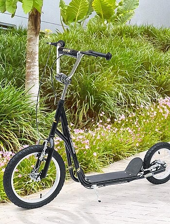 Trottinette patinette enfant guidon réglable freins béquille acier