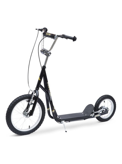 Trottinette patinette enfant guidon réglable freins béquille acier - Kiabi