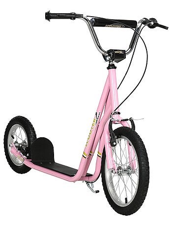 Trottinette patinette enfant guidon réglable freins béquille acier