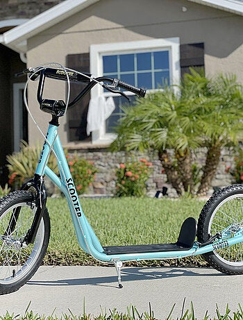 Trottinette patinette enfants grandes roues