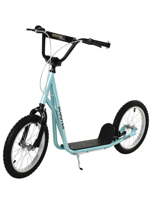 Trottinette patinette enfants grandes roues guidon réglable béquille - Kiabi